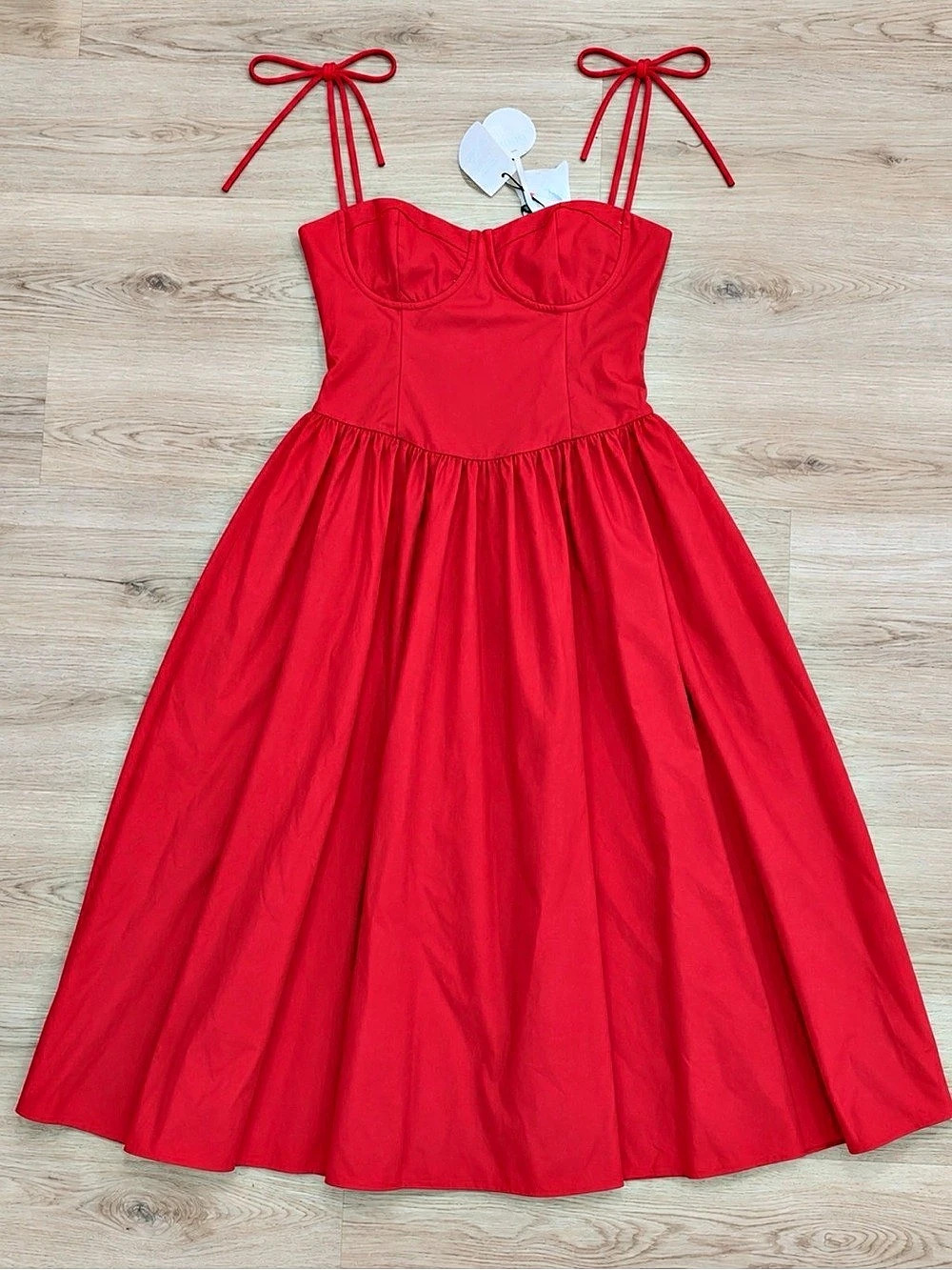 Made To Come Red Maxi Dress NWT